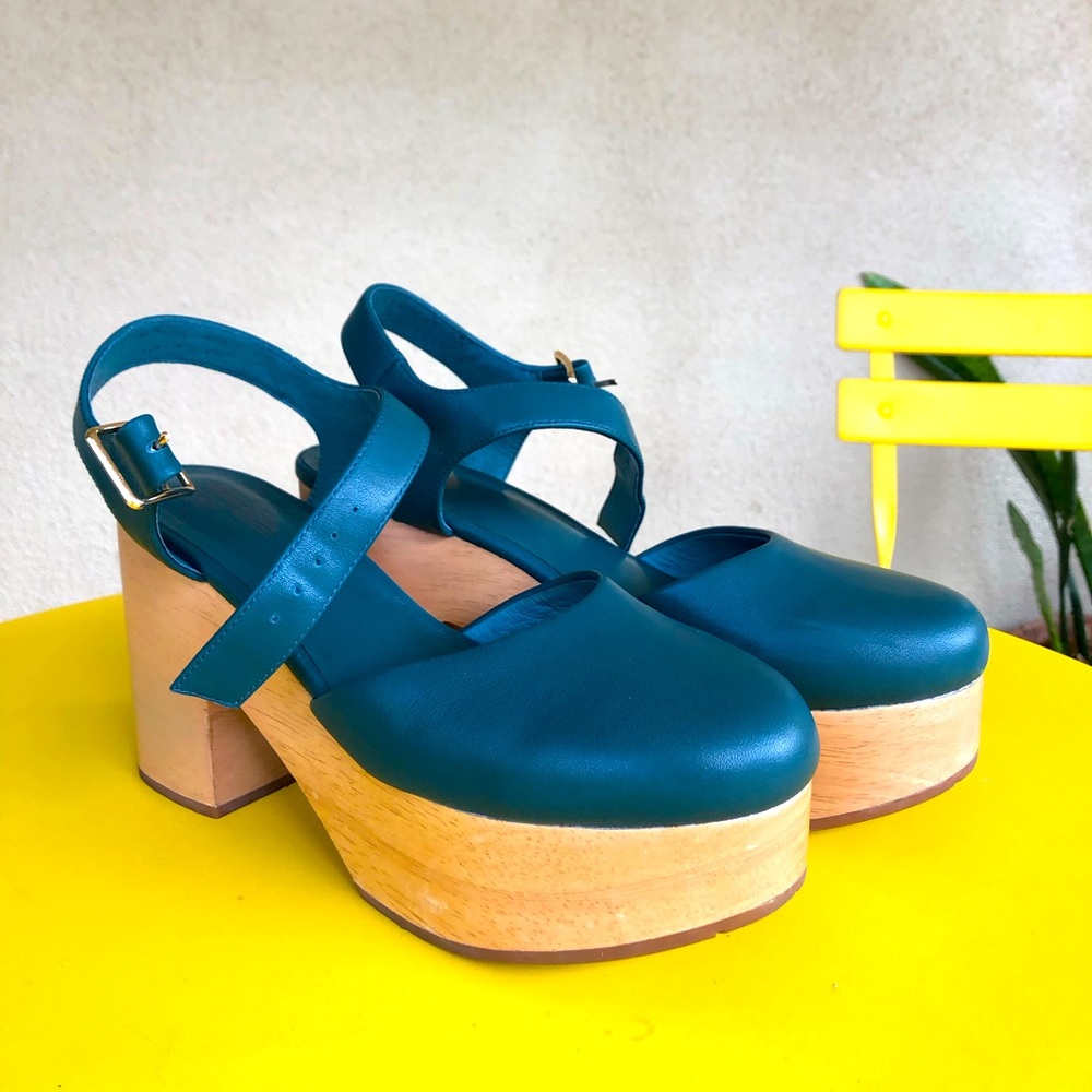 Charlotte Stone Clog Heels
